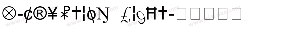 X-Cryption Light字体转换